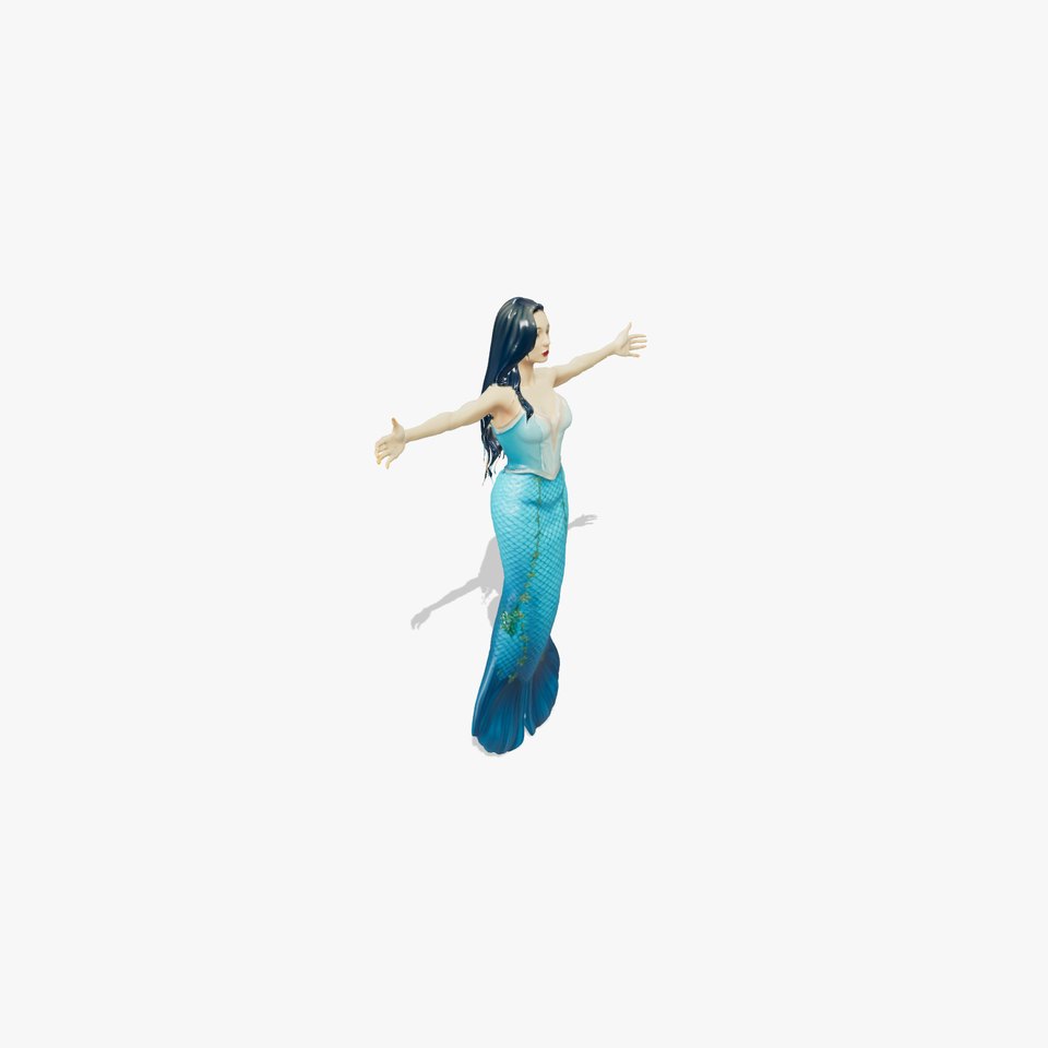 Enchanting Mermaid Character model pack